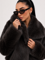 Cropped Fur Jacket