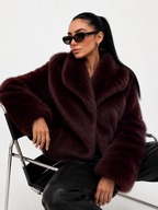 Cropped Fur Jacket