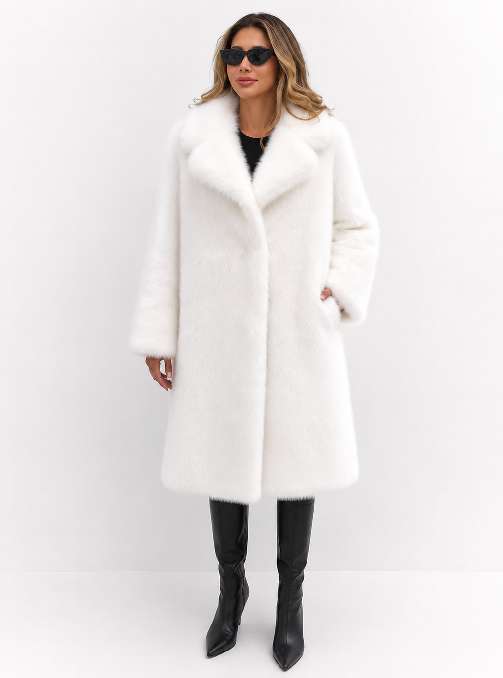 Longline Fur Coat
