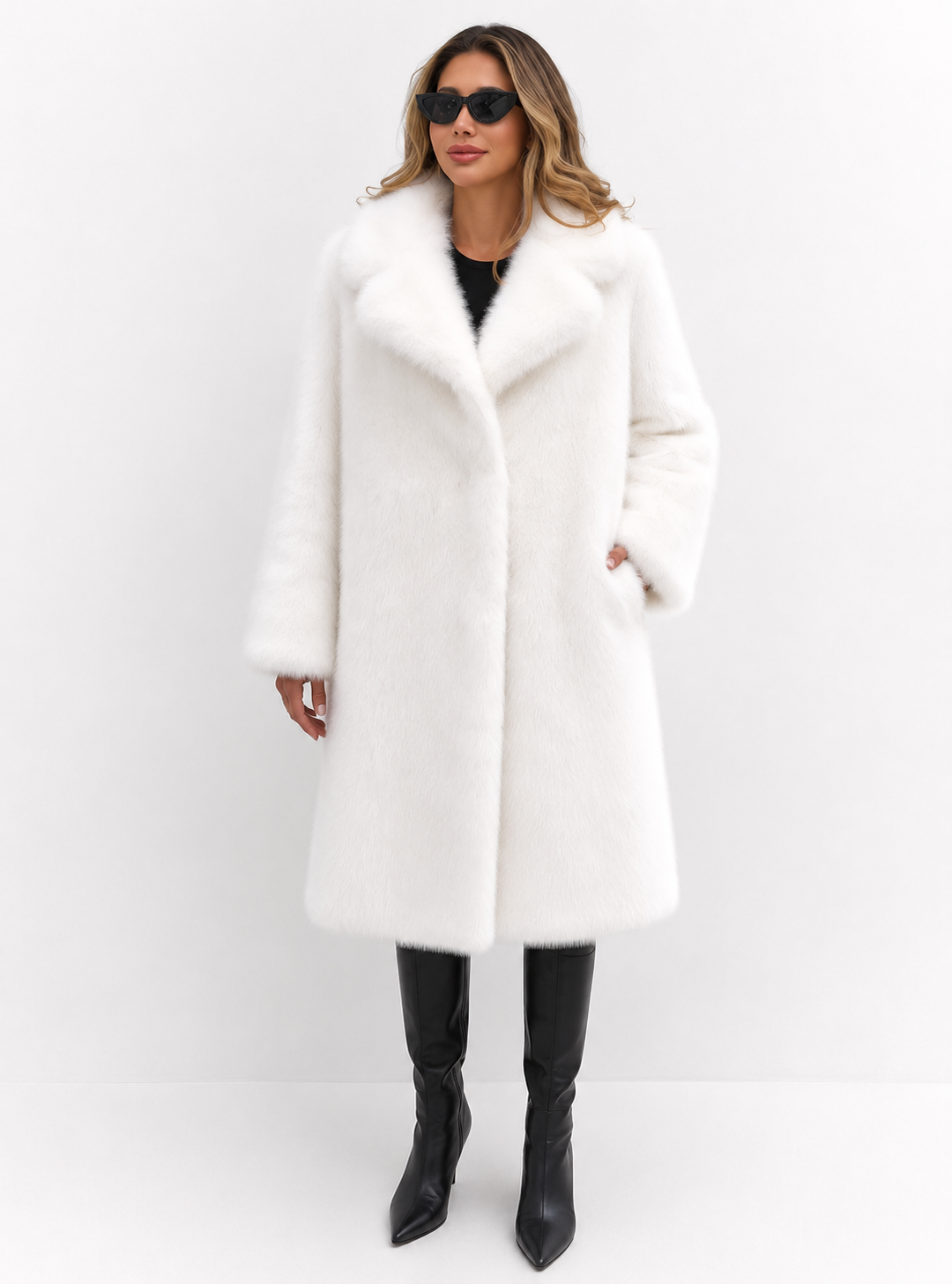 Longline Fur Coat