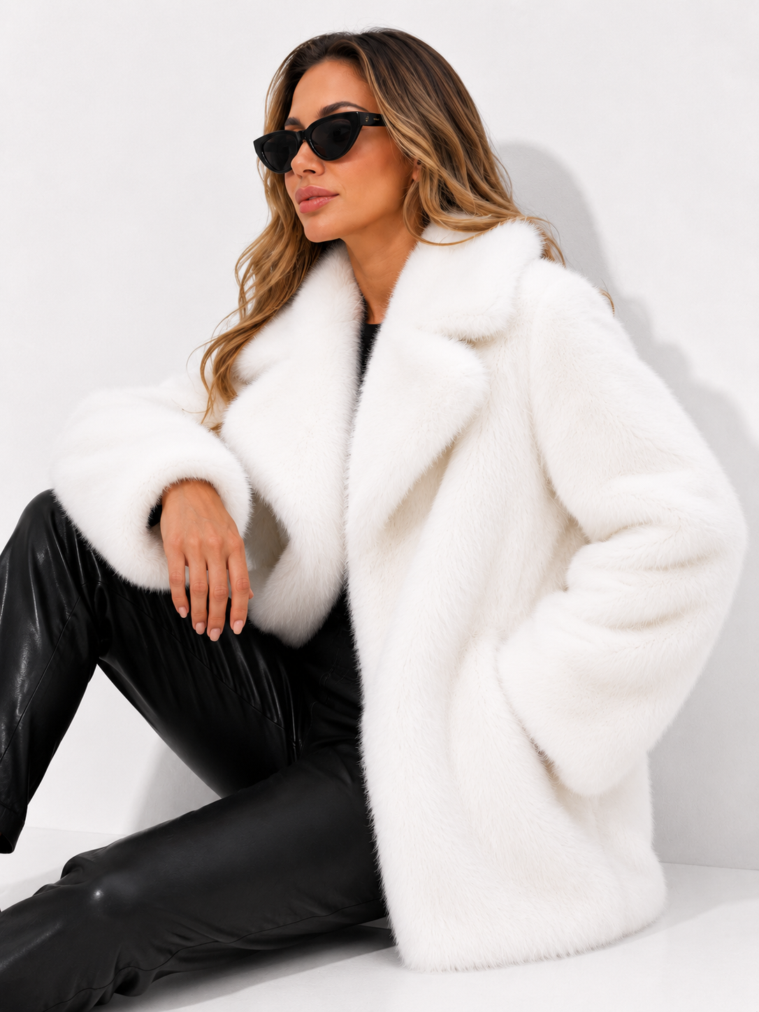 Longline Fur Coat
