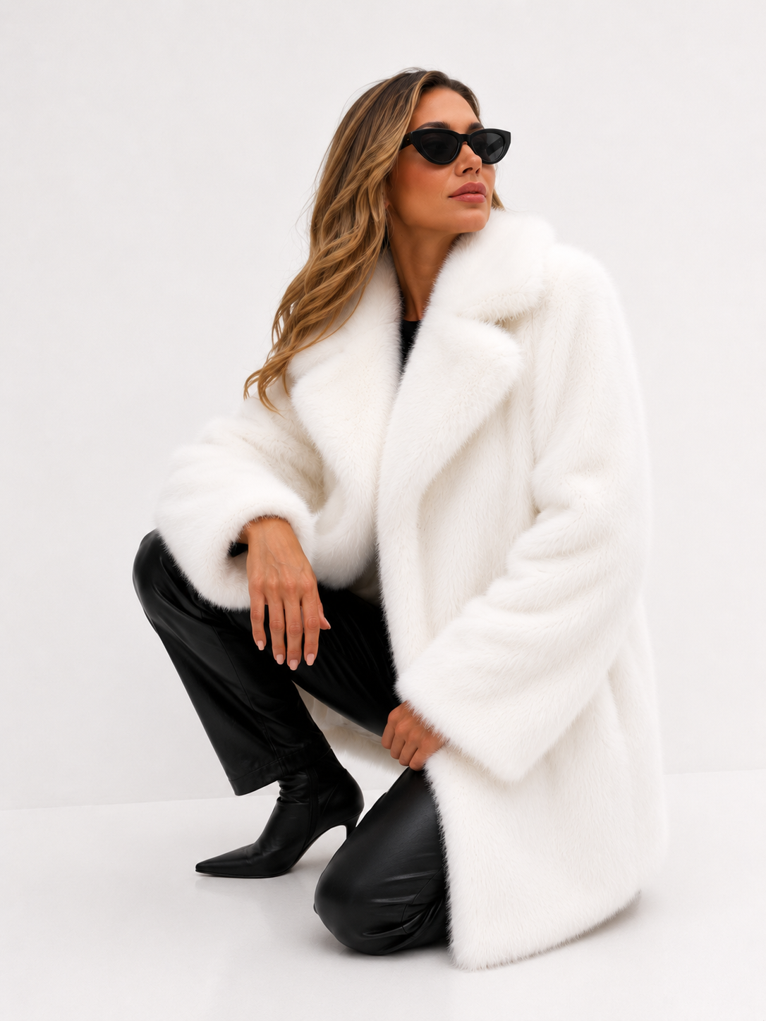 Longline Fur Coat