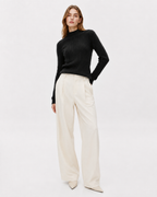 Half-High-Neck Knit Jumper