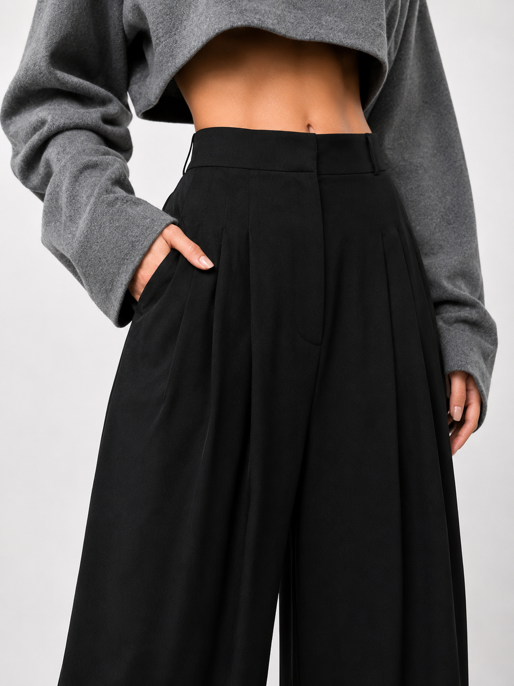 Woman Trousers Trends 2025 Wide Leg With Pockets Autumn Comfortable Stretch Casual One Size Classic Xxl Slacks G Pants for Women