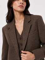 Oversized Tailored Single-Breasted Blazer