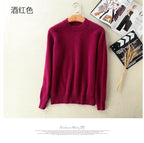 Super Warm 100% Mink Cashmere Sweaters and Pullovers Women Autumn Winter Soft Sweater Half Turtleneck Female Basic Pullovers