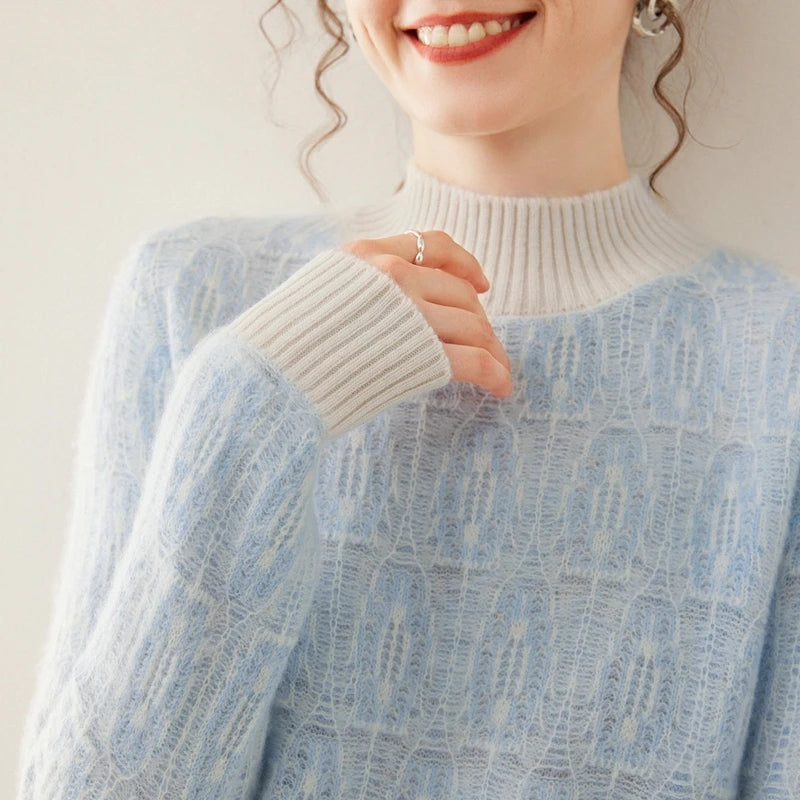 Cashmere Mock‑Neck Jumper Primrose Hill