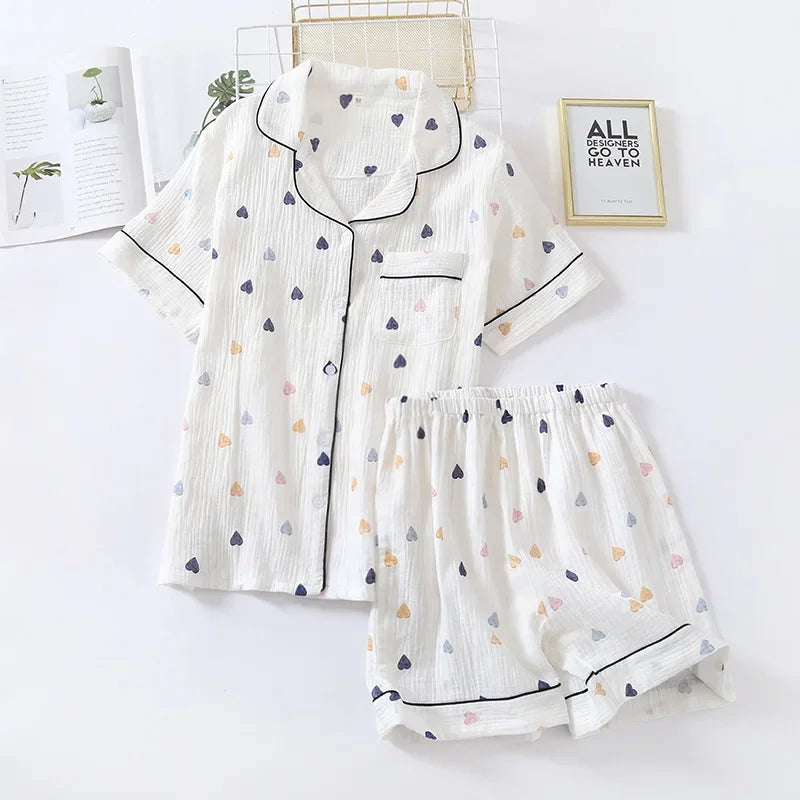 Women’s Short Pyjama Set (2-Piece)