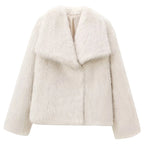 Velvet Plum Luxe Plush Coat
