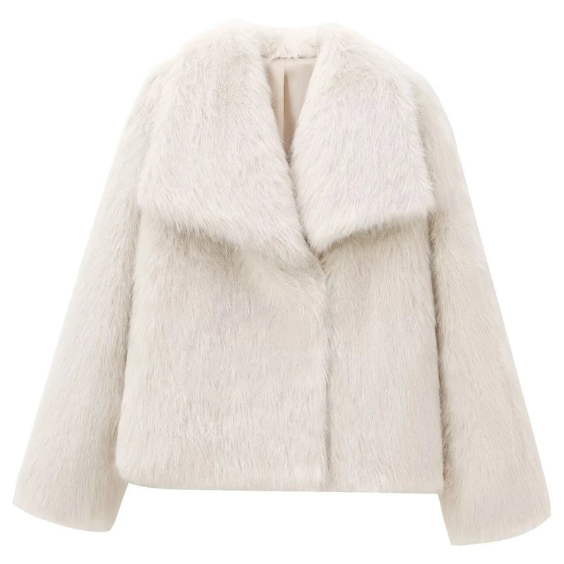 Velvet Plum Luxe Plush Coat