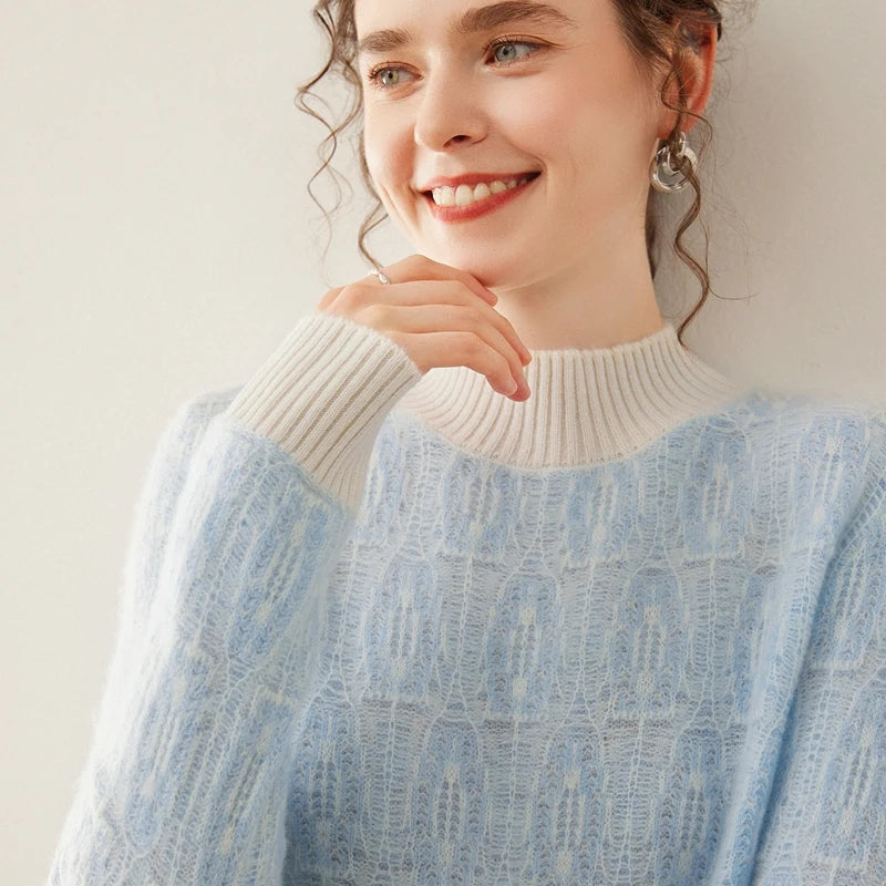 Cashmere Mock‑Neck Jumper Primrose Hill