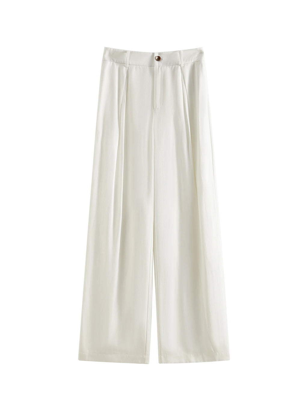 FSLE 2025 Summer Old Money Vest Wide-Leg Pants Set Vintage Tailored Two-Piece Adjustable Waist Eco Linen for Boardroom to Brunch