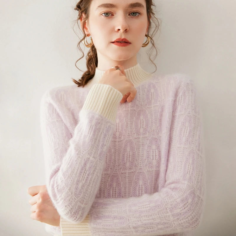 Cashmere Mock‑Neck Jumper Primrose Hill