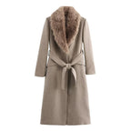 Bordeaux Elegance Longline Coat