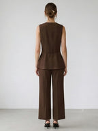 The Tailored Asymmetric Waistcoat Set
