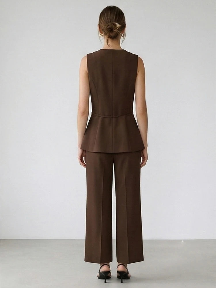 The Tailored Asymmetric Waistcoat Set