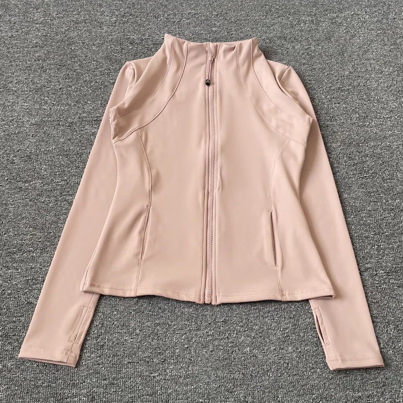 The Sculpting High-Neck Performance Jacket