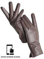 Touchscreen Leather Gloves