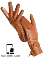 Touchscreen Leather Gloves