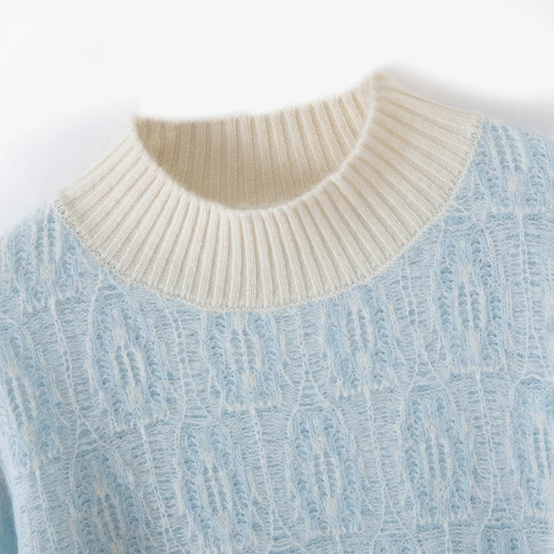 Cashmere Mock‑Neck Jumper Primrose Hill