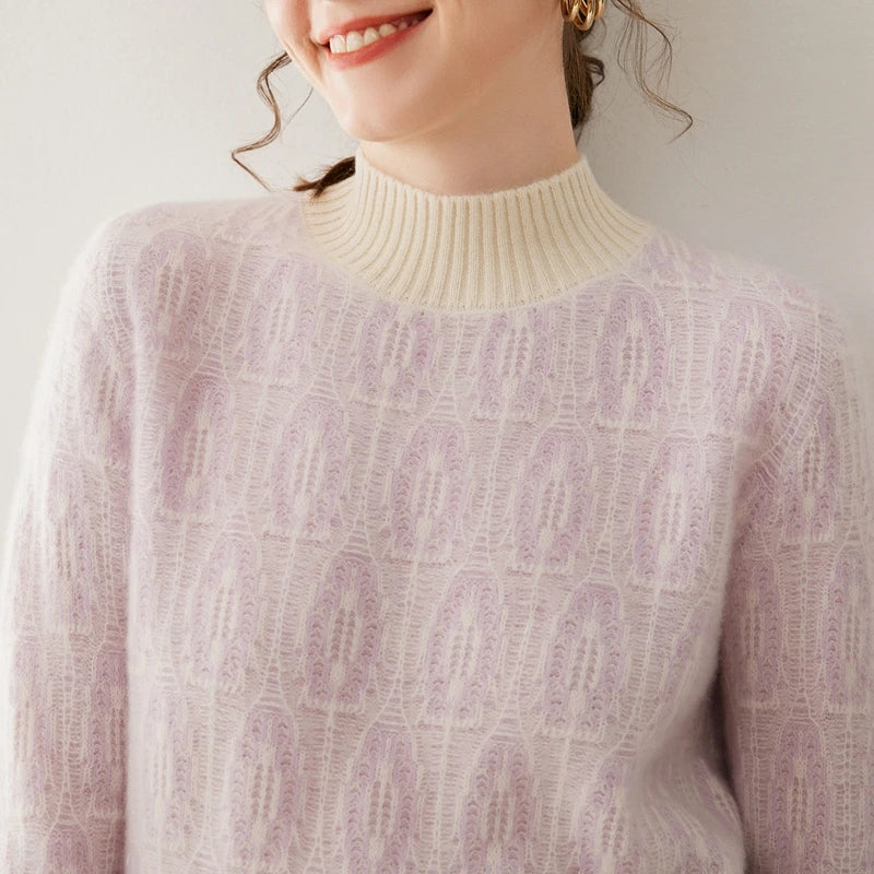 Cashmere Mock‑Neck Jumper Primrose Hill