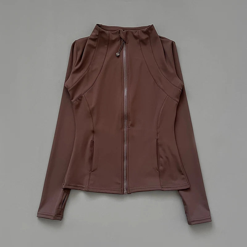 The Sculpting High-Neck Performance Jacket