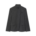 Asymmetric Cut-Out Tailored Blazer
