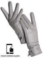 Touchscreen Leather Gloves