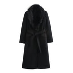 Bordeaux Elegance Longline Coat