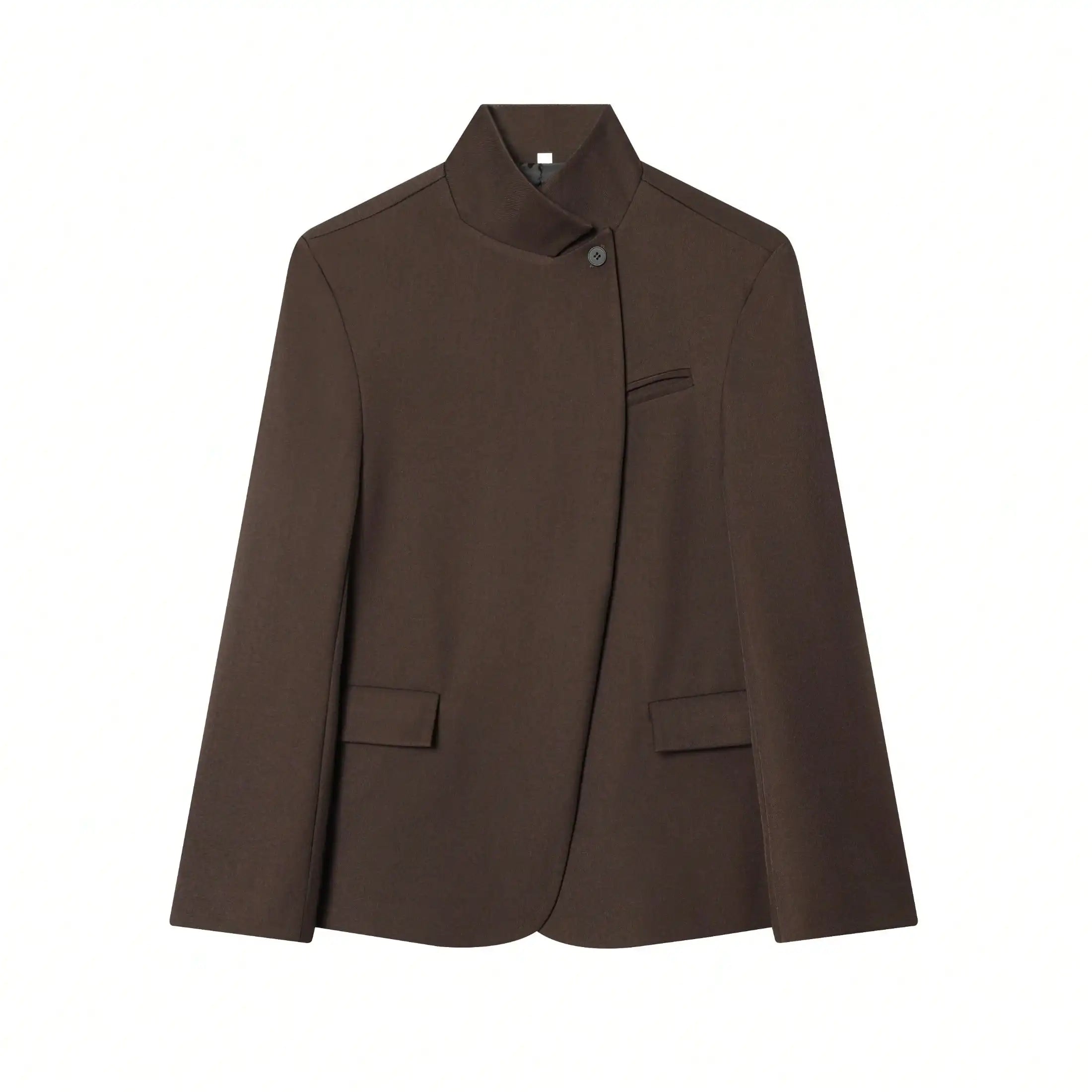 Asymmetric Cut-Out Tailored Blazer