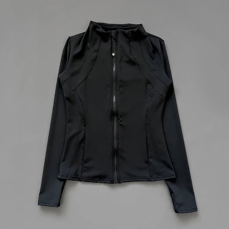 The Sculpting High-Neck Performance Jacket
