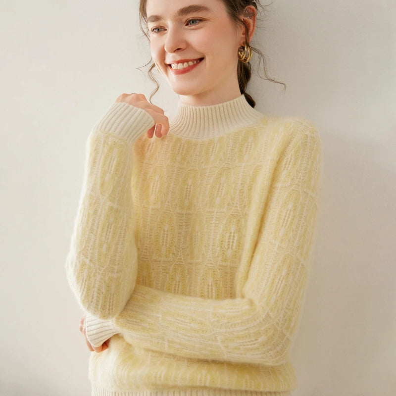 Cashmere Mock‑Neck Jumper Primrose Hill