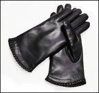 Women's Sheepskin Gloves Autumn and Winter Warm Leather Gloves Fashion 2025 New Ladies Leather Gloves Outdoor Driving Gloves
