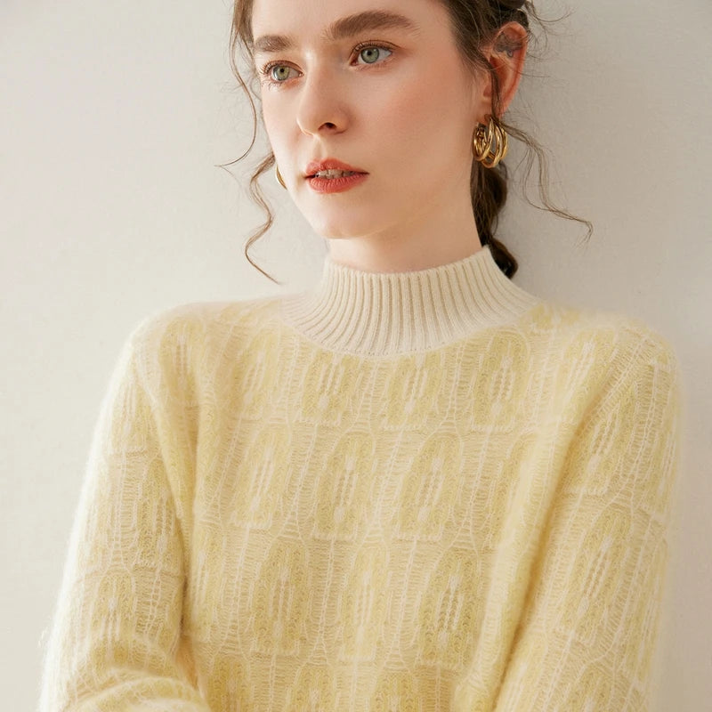 Cashmere Mock‑Neck Jumper Primrose Hill