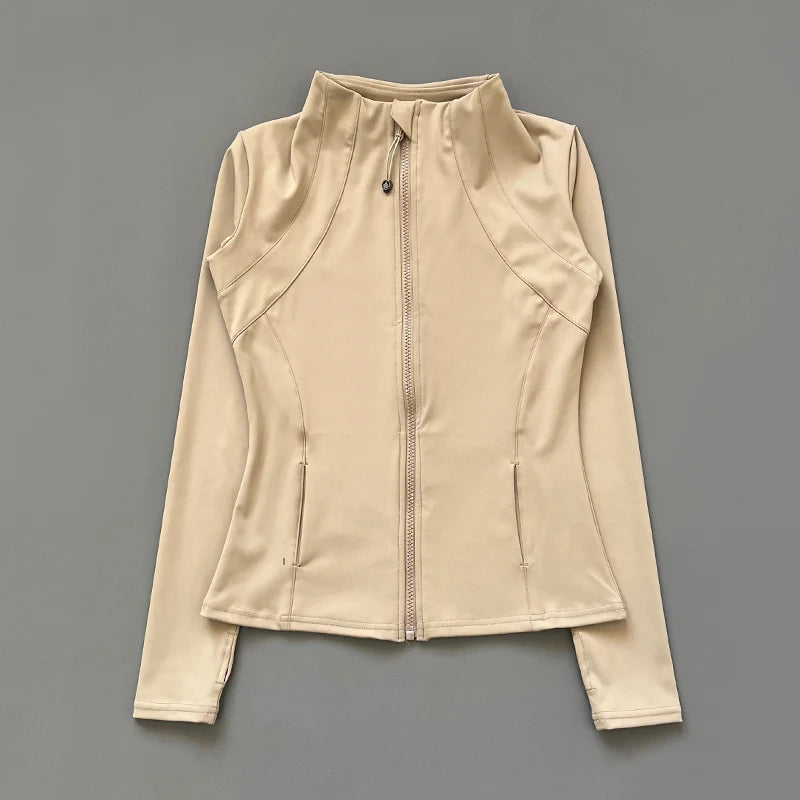 The Sculpting High-Neck Performance Jacket