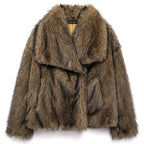 Velvet Plum Luxe Plush Coat