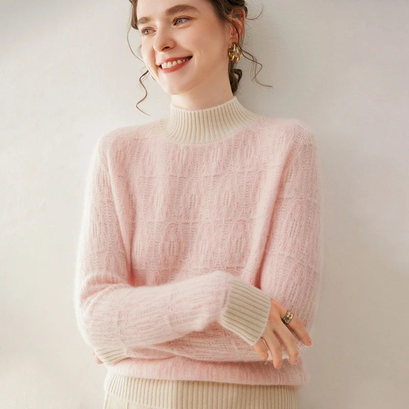 Cashmere Mock‑Neck Jumper Primrose Hill