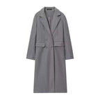 Double-Breasted Longline Coat