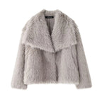 Cropped Fur Jacket