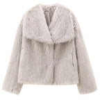 Velvet Plum Luxe Plush Coat