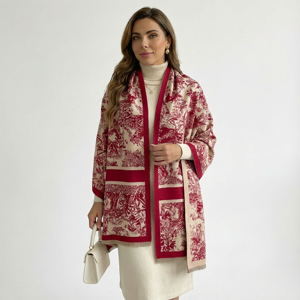 Toile Print Scarf