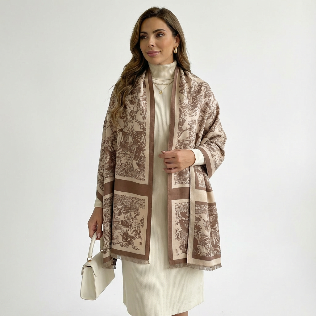 Toile Print Scarf