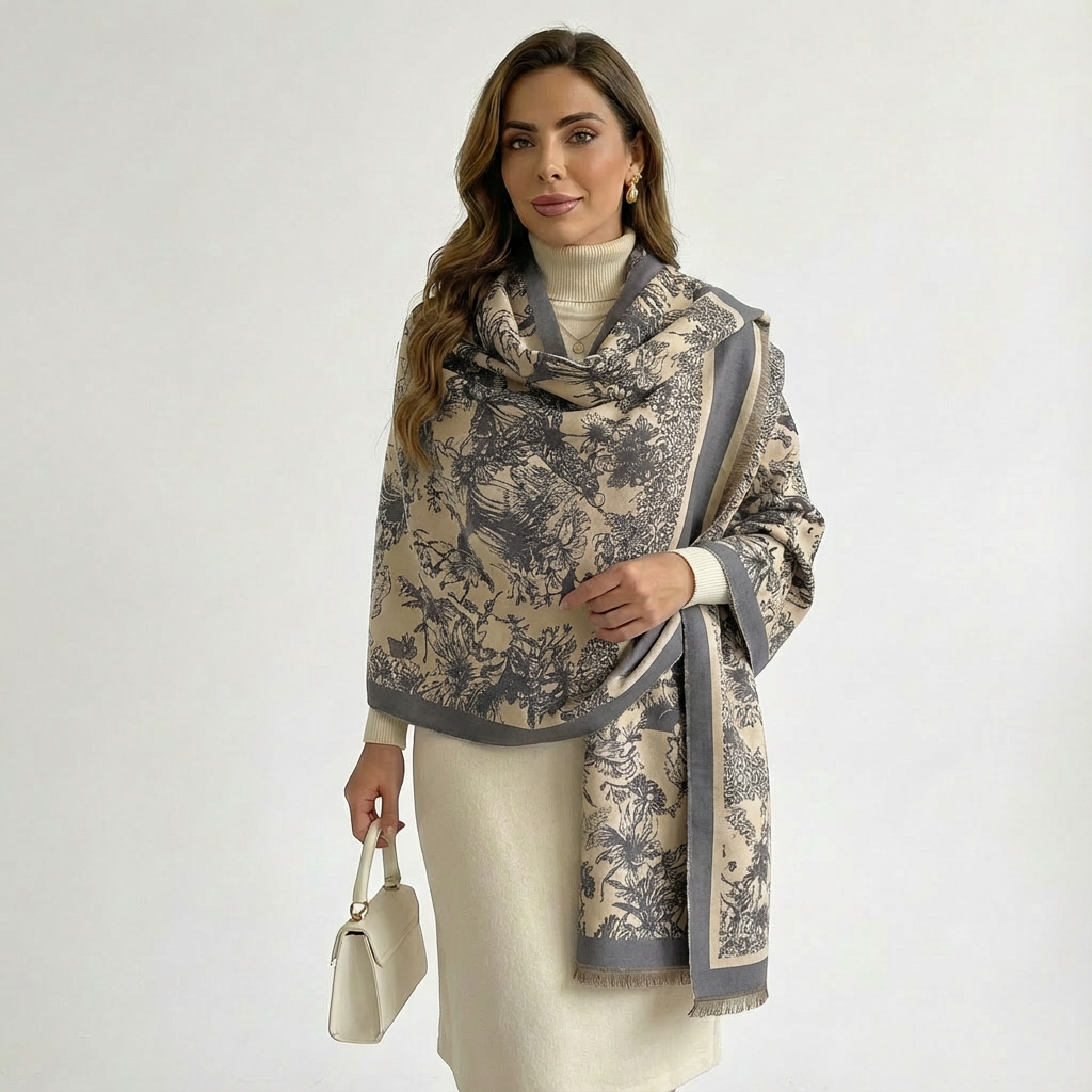 Toile Print Scarf