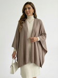 100% Merino Wool Knit Cape