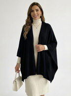 100% Merino Wool Knit Cape