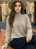 Merino Wool Mock Neck