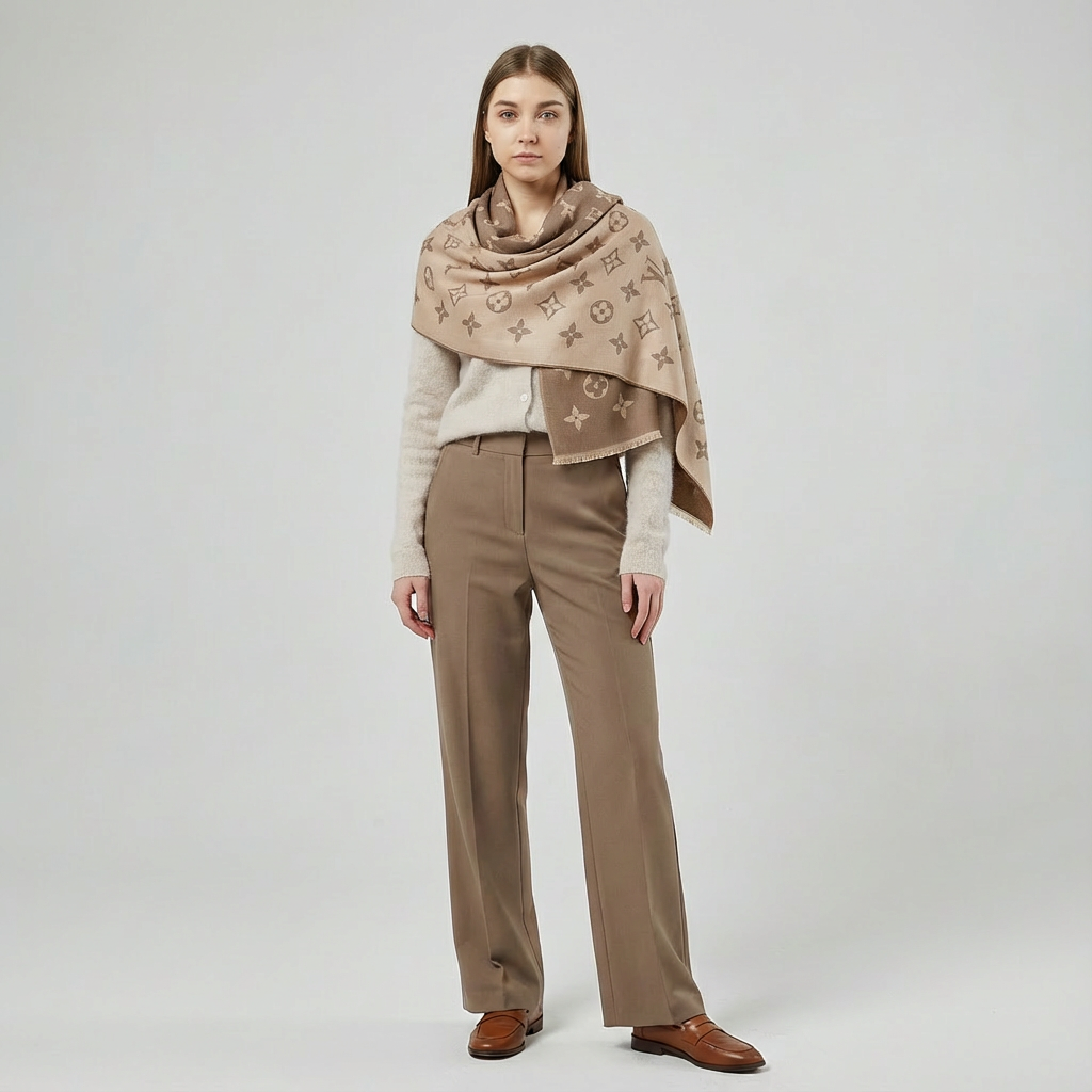 Reversible Woven Wrap Scarf